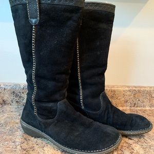Black UGG boots
